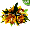 CMM-095 Custom Made Flower Hairpiece, Silk Cymbidium Orchid Hair Clip