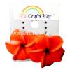 GFE1-04 Artificial Foam Flower, Plumeria Earrings #04 Red