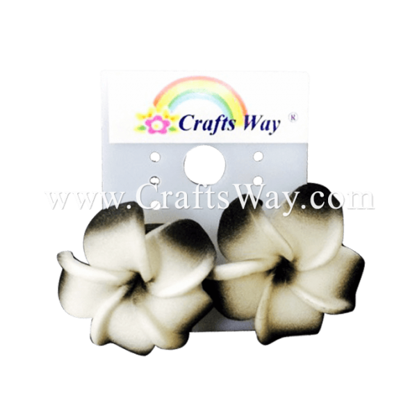 Foam Plumeria Earrings 46 CraftsWay.,LLC Artificial Flowers & Crafts