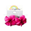 GFE1-49 Artificial Foam Flower, Plumeria Earrings #49 Dark purple