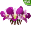 HCM-001 Custom Made Flower Hairpiece, Dendrobium (Special A) Hair Comb