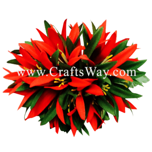 XMS-007 Custom Made Flower Hairpiece, Spider Lily Hair Clip