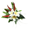 XMS-014 Custom Made Flower Hairpiece, Tropical Hair Clip