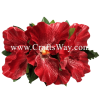 XMS-016 Custom Made Flower Hairpiece, Latex Orchid (E) Hair Clip