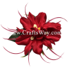 XMS-017 Custom Made Flower Hairpiece, Silk Orchid (E) Hair Clip