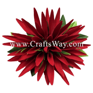 XMS-025 Custom Made Flower Hairpiece, Heliconia Hair Clip