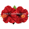 XMS-027 Custom Made Flower Hairpiece, Hibiscus (G) Hair Clip