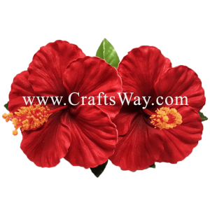 XMS-027 Custom Made Flower Hairpiece, Hibiscus (G) Hair Clip