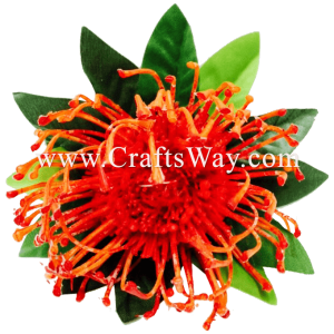 XMS-036 Custom Made Flower Hairpiece, Protea Hair Clip