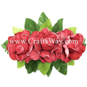 XMS-041 Custom Made Flower Hairpiece, Gardenia (G) Hair Clip