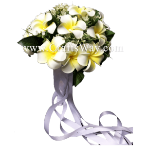 WD-001 Wedding & Special Event, Plumeria Flower Bouquet