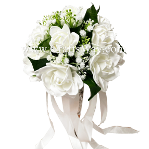 WD-003 Wedding & Special Event, White Gardenia Bouquet