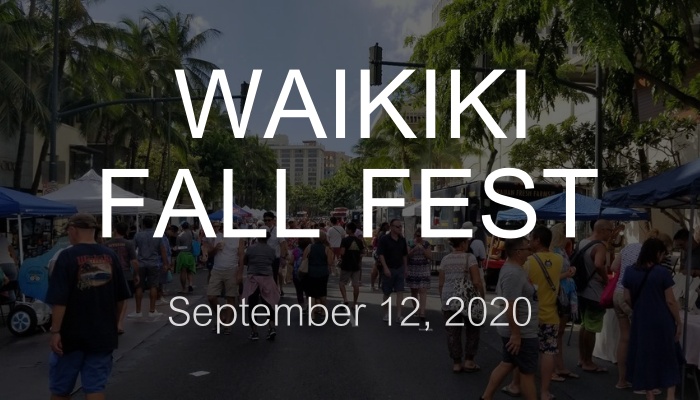 Waikiki Fall Festival 2020
