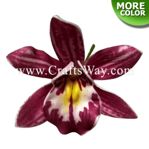 FSH314-Bulk Artificial Foam Orchid Flowers (Cymbidium Type F)
