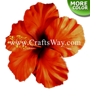 FSH509-Bulk Artificial Foam Hibiscus Flowers (Type G)
