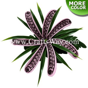 CMS-064 Custom Made Flower Hairpiece, Tiare Type BI (Tribal) Hair Clip