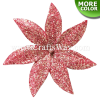 FSH460 Artificial Foam Flowers, Foam Tiare Type CU with Glitter, 3½ inches