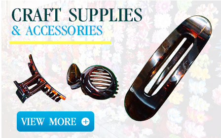 Craft Supplies & Accessories | CraftsWay.com Hair Clip & Comb, Hair Stick, and Loose Silk Leaves