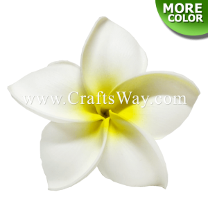 FSH187 Artificial Foam Flowers, Plumeria Type KO, 4½ inches