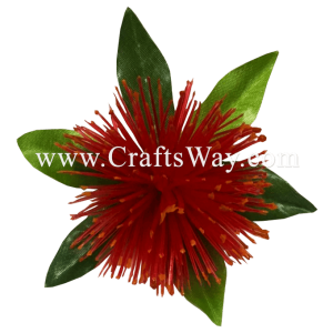 CMS-072 Custom Made Flower Hairpiece, Nylon Mini Lehua Hair Clip, Hairpiece Made in Hawaii, Hair Accessories for Hawaiian Wedding Items, Hula Dancer