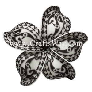 FSH189 Artificial Foam Flowers, Plumeria Type NA (Tribal), size 4 inches