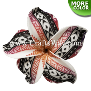 FSH190 Artificial Foam Flowers, Plumeria Type NE (Tribal), size 4 inches