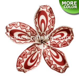 FSH191 Artificial Foam Flowers, Plumeria Type NI (Tribal), size 5 inches