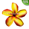 FSH167-Pearl Artificial Foam Flowers, Plumeria Type FI with Pearl, size 4 inches