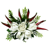 CMXL-009 Foam Tuberose & Silk Heliconia Hair Clip, Custom Made Flower Hairpiece, Hairpiece Made in Hawaii, Hair Accessories for Hawaiian Wedding Items, Hula Dancer