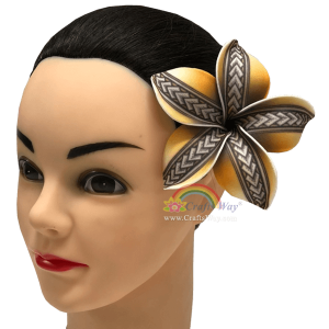 FSH194 Artificial Foam Flowers, Plumeria Type PA (Tribal), size 4 inches