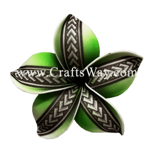 FSH194 Artificial Foam Flowers, Plumeria Type PA (Tribal), size 4 inches