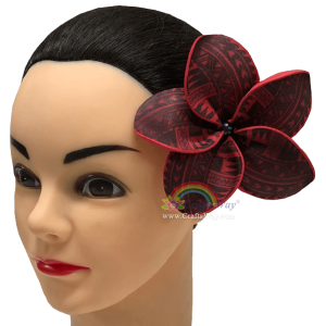 FSH195-Pearl Artificial Foam Flowers, Plumeria Type PE (Tribal) with Pearl, size 4 inches