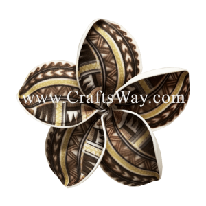 FSH195 Artificial Foam Flowers, Plumeria Type PE (Tribal), size 4 inches