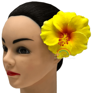 FSH521 Artificial Foam Flowers, Hibiscus Type V, size 4 inches