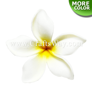 FSH196 Artificial Foam Flowers, Plumeria Type PI, size 3.5 inches