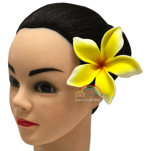 FSH196 Artificial Foam Flowers, Plumeria Type PI, size 3.5 inches