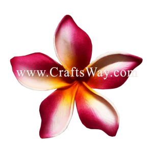 FSH196 Artificial Foam Flowers, Plumeria Type PI, size 3.5 inches