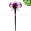 WD1F-501 Custom Made Flower Hairpiece, James Orchid Hair Stick