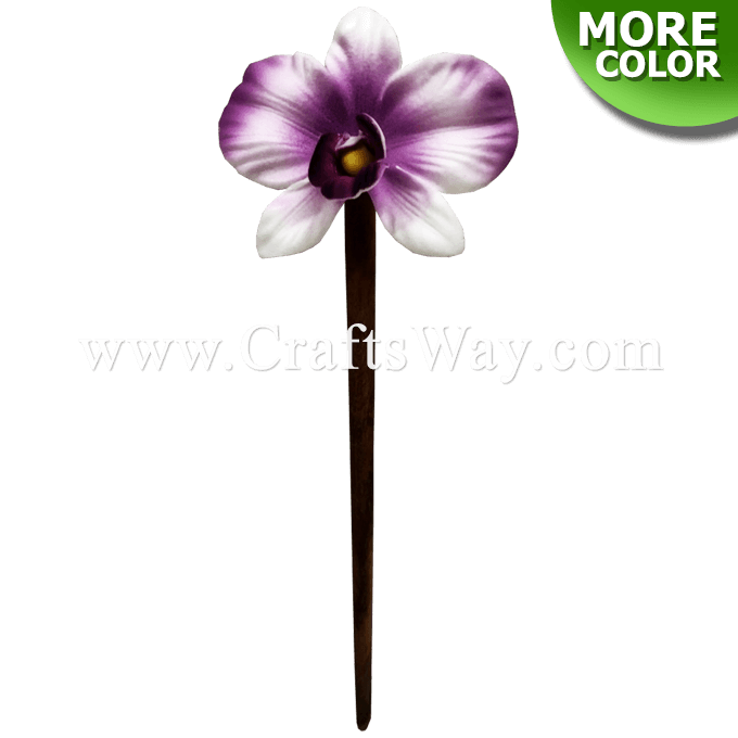 Foam James Orchid Hair Stick - CraftsWay.,LLC Artificial Flowers & Crafts  Items