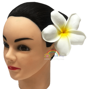 FSH197 Artificial Foam Plumeria Flowers (Type PO), available in size 4.5 inches and 7 colors.