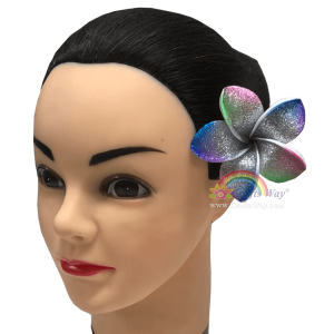 FSH198 Artificial Foam Plumeria Flowers (Type PU with Glitter), available in size 3 inches and 6 colors.