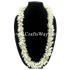 LEI-26 Silk Jasmine Lei, available in size 40 inches & 60 inches round and in white.