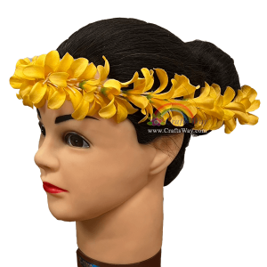 HK032 Elastic Silk Murraya Paniculata Headband, Flower Haku Headband