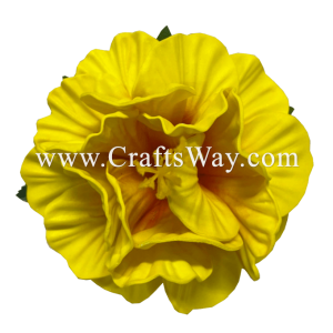 CMS-077 Foam Hibiscus Hair Clip, Custom Made Flower Hairpiece, Hairpiece Made in Hawaii, Hair Accessories for Hawaiian Wedding Items, Hula Dancer