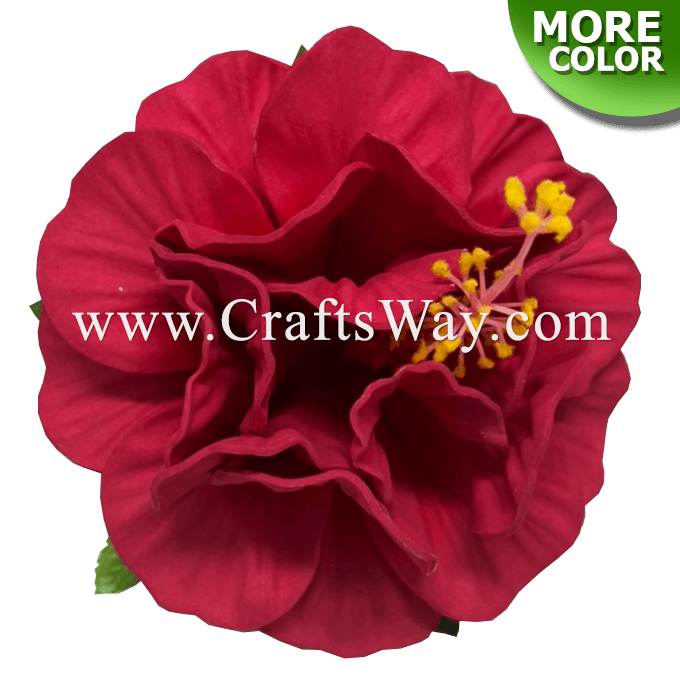 Foam Hibiscus Hair Clip - CraftsWay.,LLC Artificial Flowers & Crafts Items
