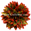 SK1802 Silk Dark Screen Leaves. Multi-Colored, size 5.5 inches.