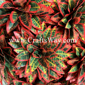 SK1802 Silk Dark Screen Leaves. Multi-Colored, size 5.5 inches.