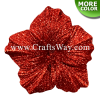 FSH523 Foam Hibiscus Type X with Glitter size 3.5 inches