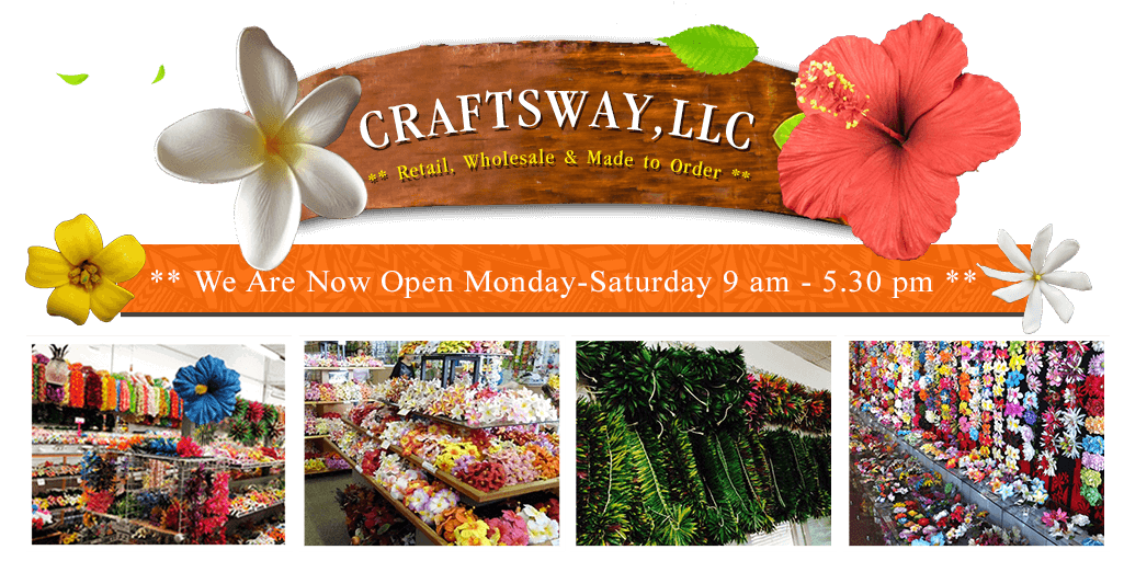 CraftsWay.,LLC Retail & Wholesale Artificial Flowers in Hawaii USA