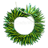 HK011-A Braided Smooth Leaves Headband Facebook-Image Length of leaf braid: approximately 22 inches plus ties